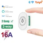 Умный мини-выключатель Tuya 16 А с поддержкой Wi-Fi и управлением через приложение