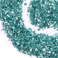 crushed glass glitter metal chips for diy jewelry making nail art decoration coaster filling decorative crystal for epoxy resin