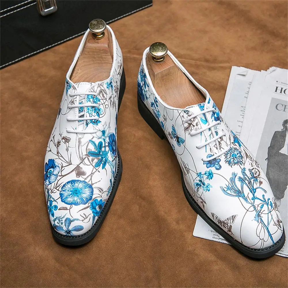 

New Men's Fashion Personality Printed Leather Shoes Classic Casual Men's Shoes Dress Party Shoes Professional Leather Shoes