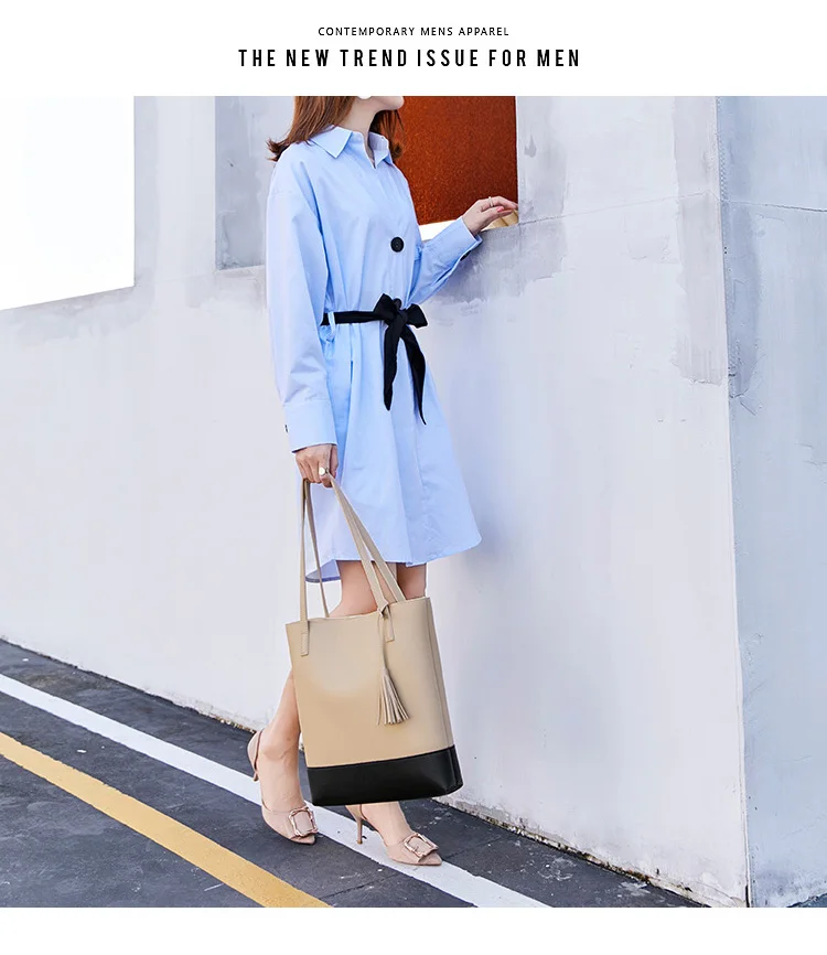 Fashion Handbag For Women Large Capacity Leather Shoulder Bag Ladies Casual Travel Totes Shopping Bag Tablet Cosmetics Organizer