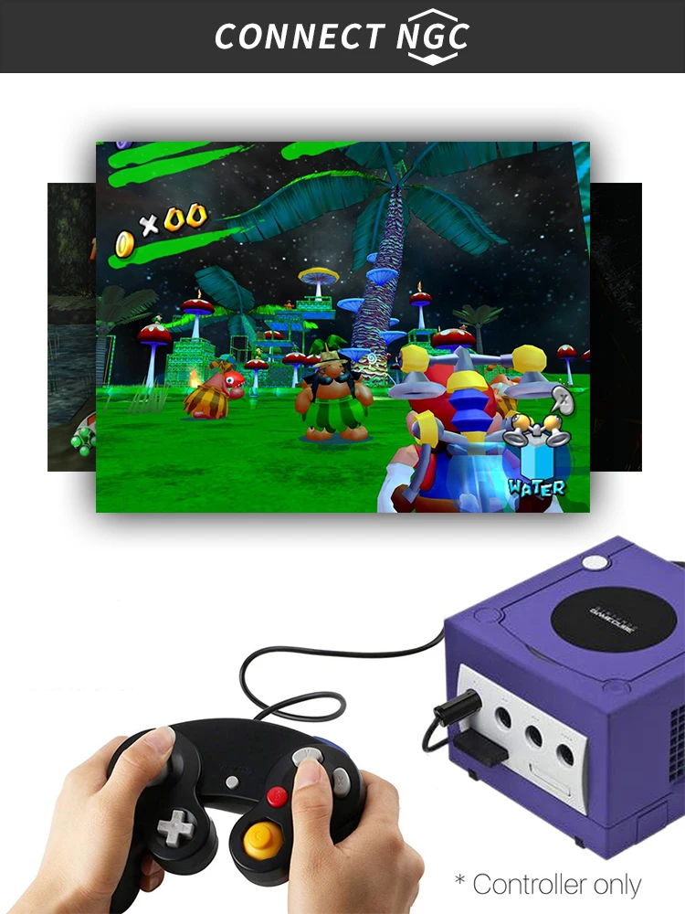 Классический проводной контроллер джойстика Джойстик Геймпад для NAND для Gamecube контроллер для wii вибрационная игра