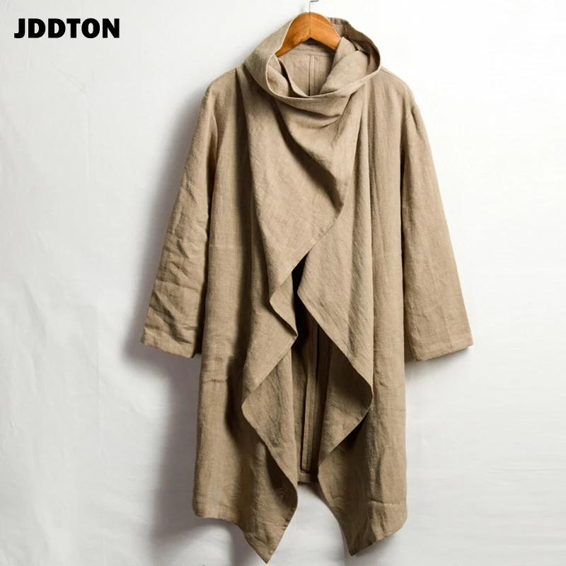 JDDTON мужской летний модный кардиган кимоно куртки верхняя одежда хлопковые и