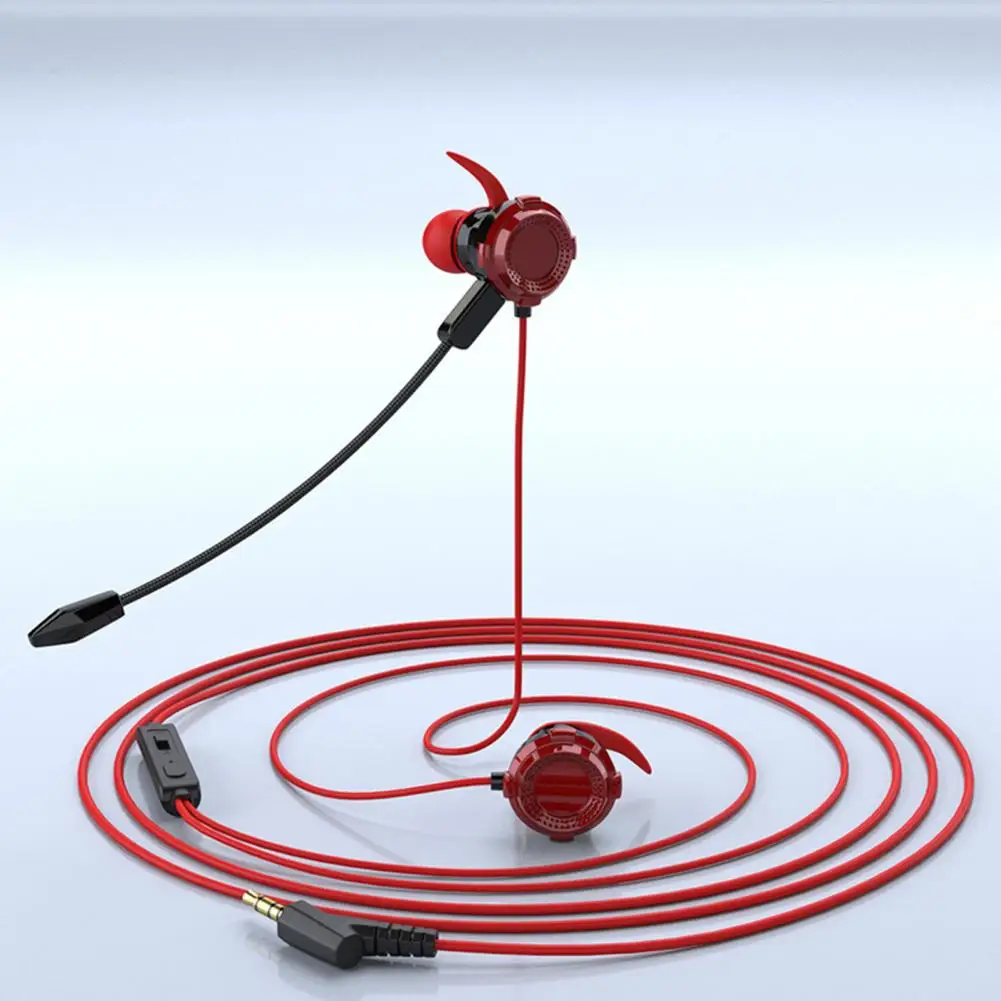 

HOT SALES!!!CY-G02 Universal L-Shaped 3.5mm Dynamic Wired In-ear Gaming Earphone with Mic