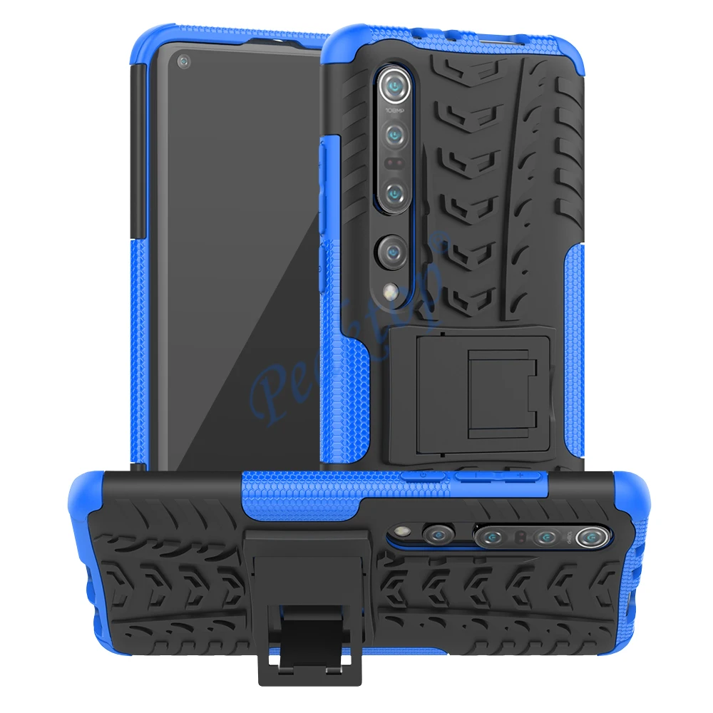 

For Xiaomi Mi 10 Pro Case Mi 10 Case Rugged Stand Hybrid Armor Case For Xiaomi Mi 10 Pro Hard Skin Bumper Cover Xiomi Mi 10 Case