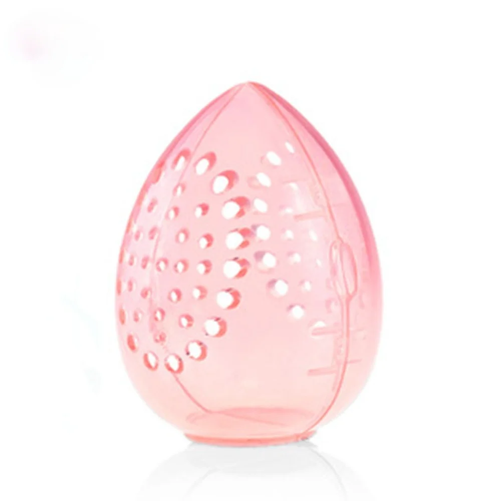 1PC Egg Shape Box Mildew Proof Puff Drying Holder Easy To Carry  Sponge Display  Storage Cosmetic Puff Holder Makeup Accessories