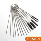 Карбюратор для автомобиля мотоцикла, карбюратор для удаления струйной грязи, 10 чистящих игл + 5 щеток, набор инструментов для ухода за двигателем