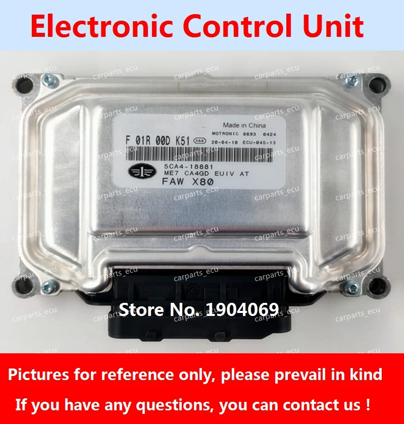 

Материнская плата двигателя F01R00DK51 5CA4-18881 F01RB0DK51 ME7 ECU f01r00дес3 5CB4-18881 f0rb0дес3 для автомобиля FAW Bestune