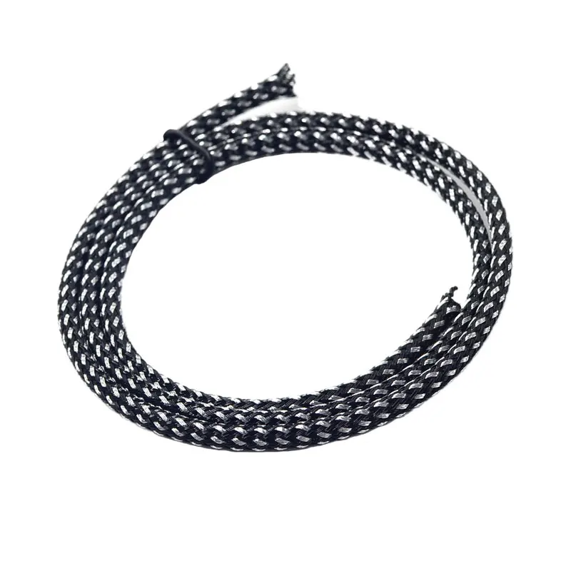 

Angitu 4mm Multicolor PET Cable Braided Sleeving Protection Expandable sheathing-10m