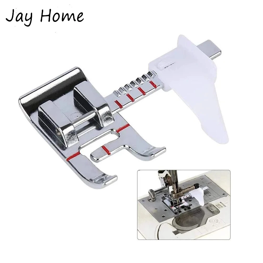 Прижимная лапка для швейной машины регулируемая декоративная направляющая по