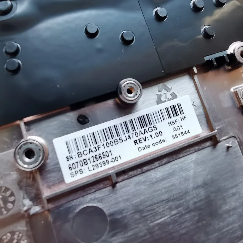 Ноутбук верхняя крышка основания чехла Упор для рук hp Elitebook 840 G5 745 L239399-001 6070B1266501