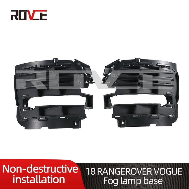 

ROVCE Fog Lamp Base Holder Cover For Land Rover Range Rover Vogue 2018 2019 2020 2021 Auto Parts Accessories