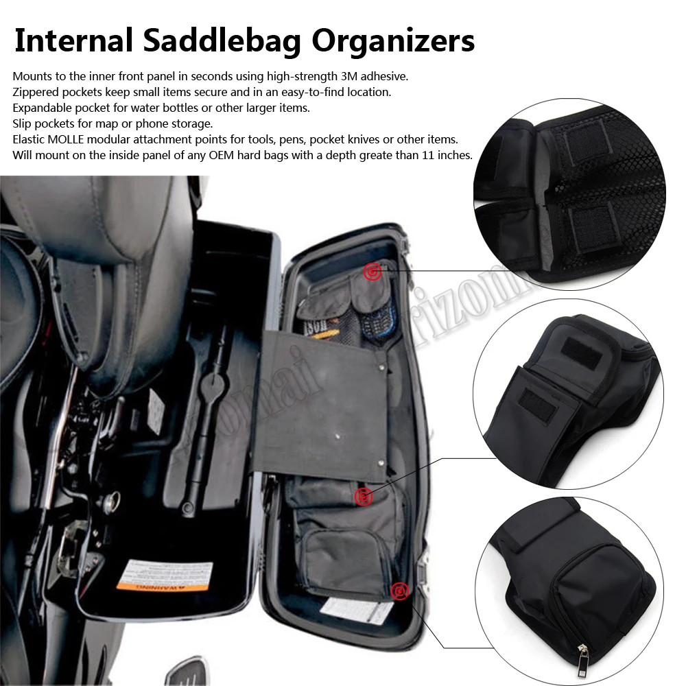 Saddlemen Жесткий сумки крышка Организатор + бортами из жесткого Сумка для хранения