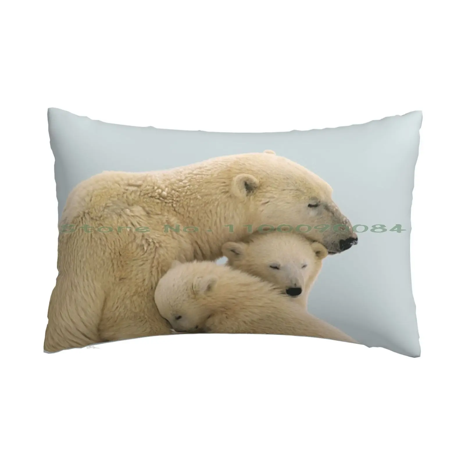 

Чехол с изображением полярного медведя, подушки 20x30, 50*75, дивана, спальни, полярного медведя, арктического Милого Животного, щенка, дикой прир...