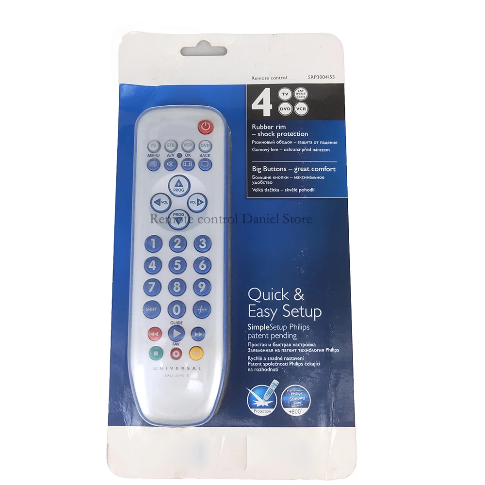 

Original SRP3004/53 for Philips universal Remote control TV VCR STB DVD Fernbedienung
