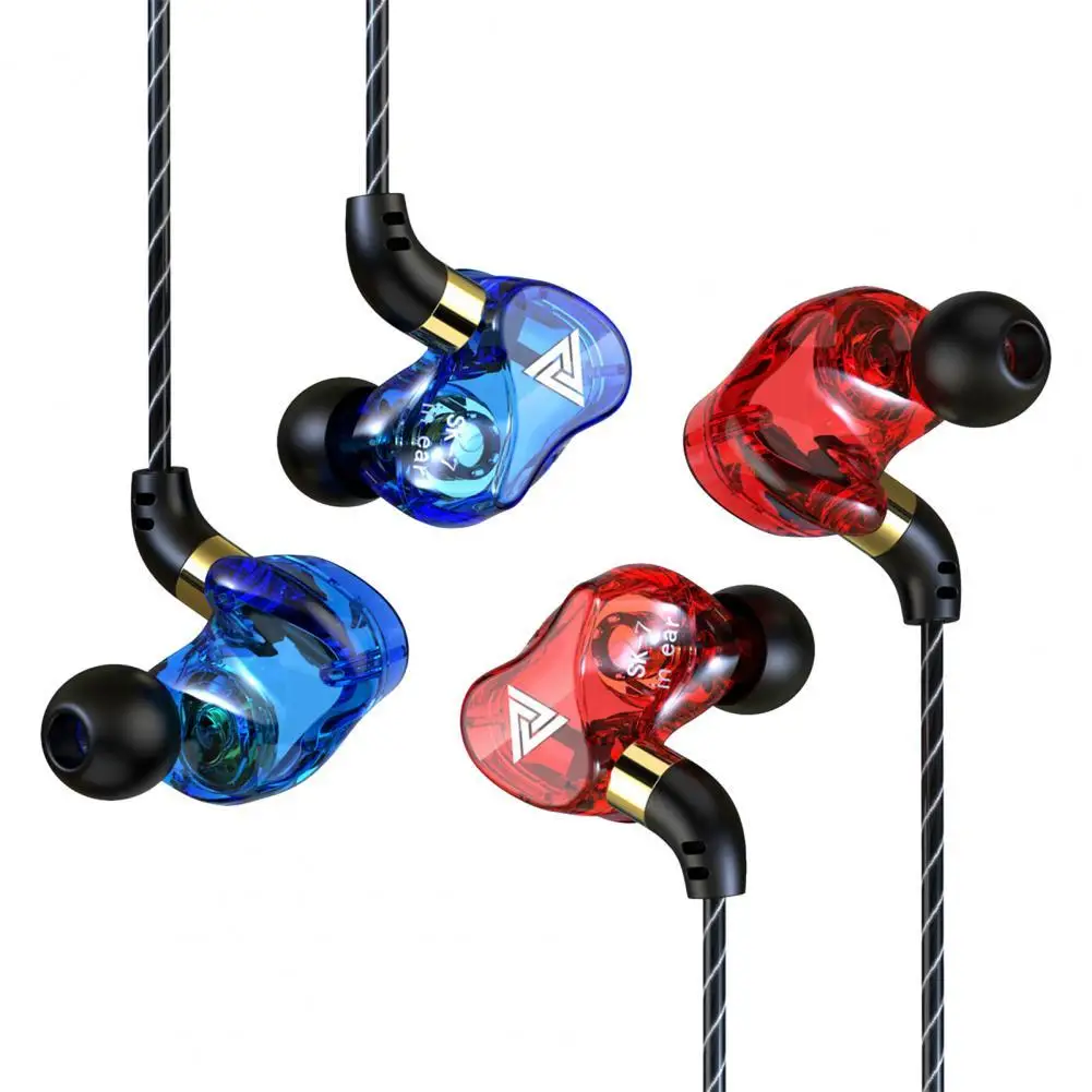 

QKZ SK7 Earbud High Fidelity Metal Mega Bass Dynamic MIC In-ear Wired Earphone for Outdoor Newest 3D Stereo Headset