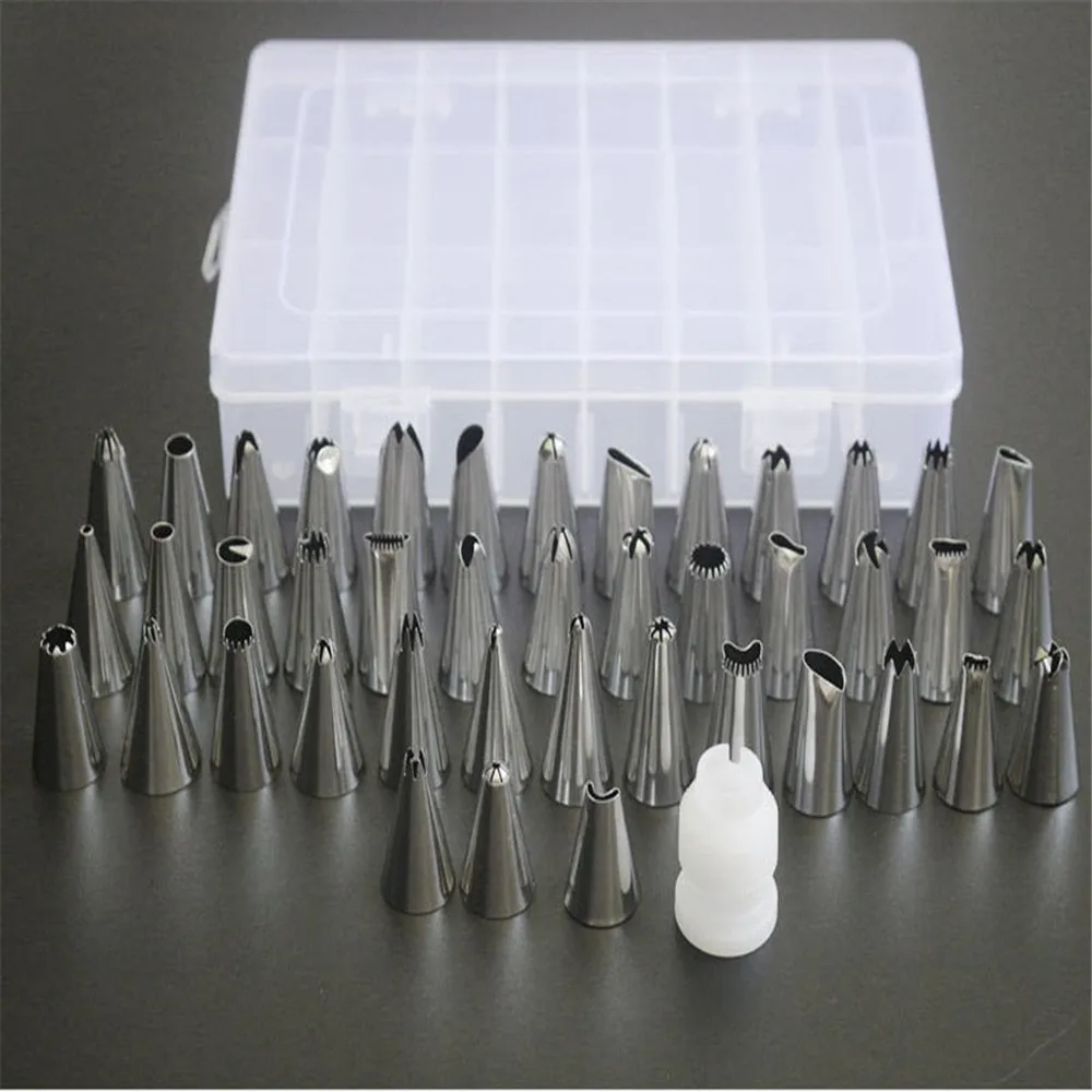 Силиконовый кондитерский мешок для крема 44 шт.|Наборы жаропрочной посуды| |