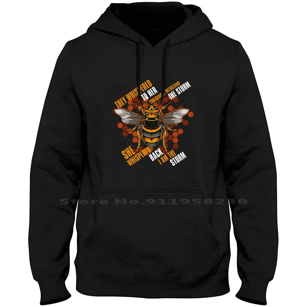 

They Whispered To Her You Cannot Withstand The Men Hoodie Sweater 6XL Big Size Cotton Stand With Anno You Tan Red Hey Bee To St