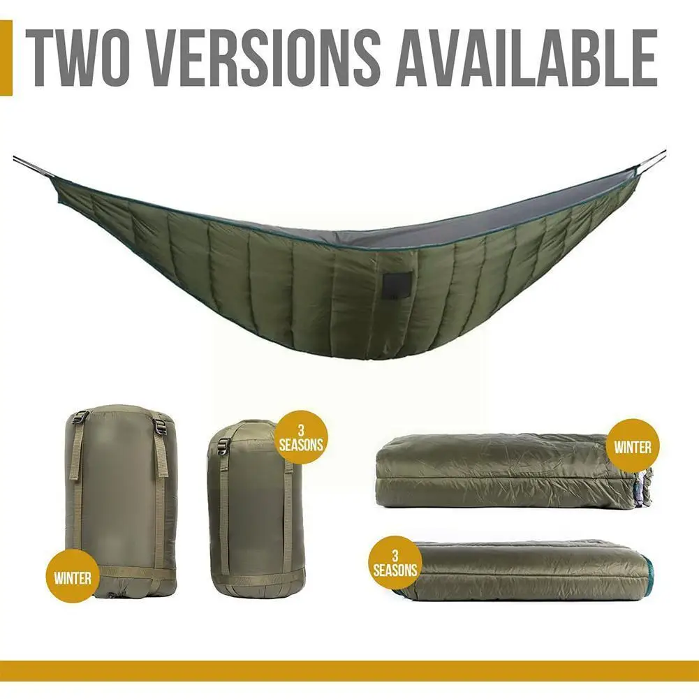 

235*130cm Thickened Hammock Warm Cover Winter Outdoor Windproof Cover Hammock M2x1