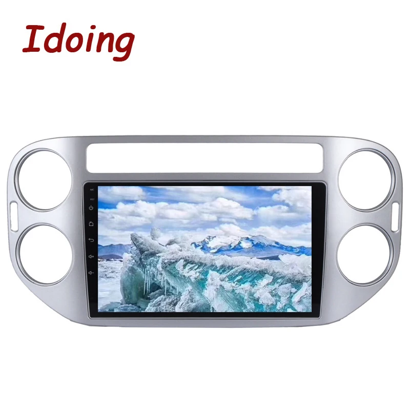 Idoing 9 &quot4G + 64G 2.5D QLED автомобильный Радио мультимедийный плеер для Tiguan 2010 2015 DSP GPS