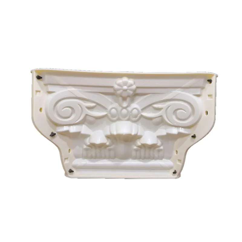 50cm/19.69in Buckle up/ Interlock Slots Body Plain, Leave/Flower&Star Top Molds For Square Concrete Cement Roman Pedestal Spare