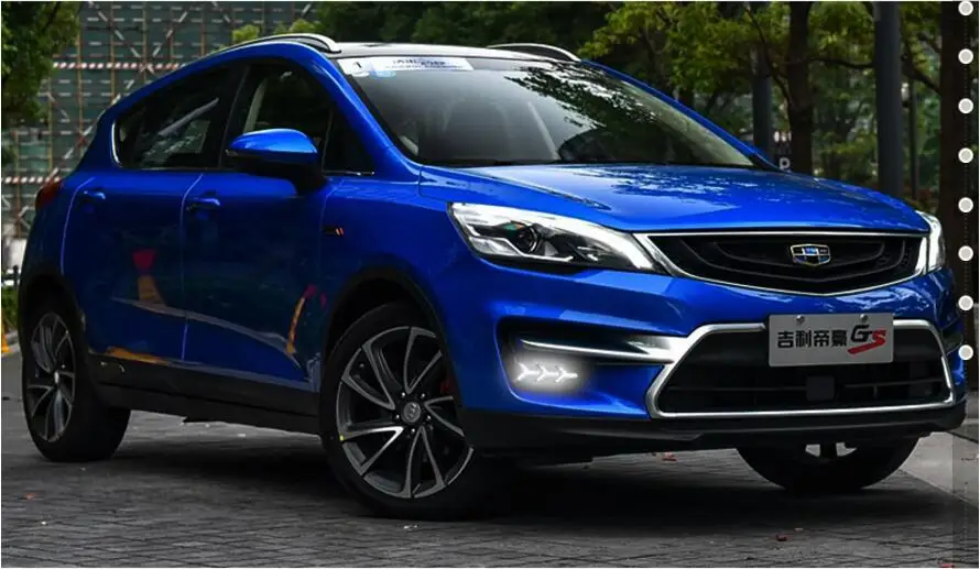 Год для Geely Emgrand GS дневной свет Автомобильные аксессуары светодиодный DRL фары для Geely GS противотуманные фары