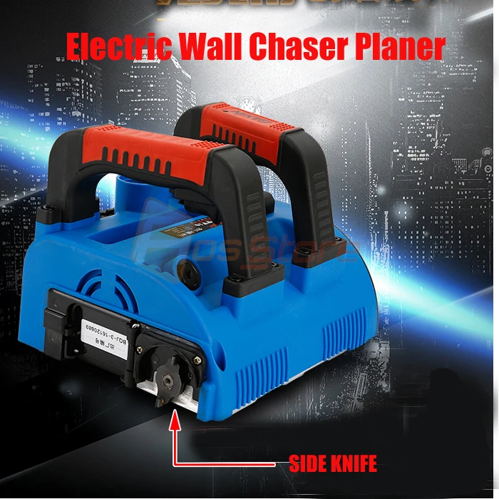220V Электрический бороздел пластический строгальный станок стена паз машина для