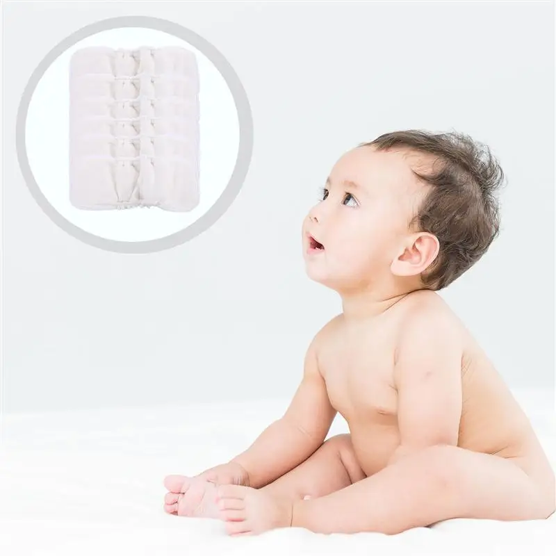 

6pcs Baby Cloth Diaper Bamboo Fibre Washable Reusable Comfortable Infant Diaper Inserts Diaper Pads Liners