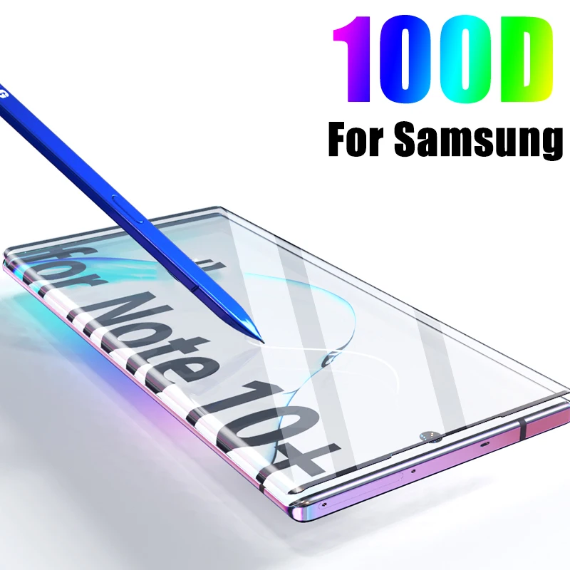 100D закаленное стекло для samsung Galaxy Note 10 Plus протектор экрана для samsung S10 Plus 5g S10e защитное стекло Note10 пленка
