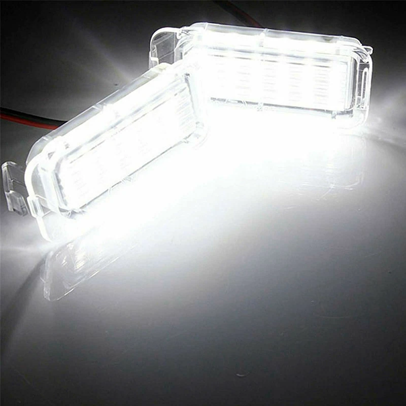 

2PCS 18-SMD LED License Plate Lights Error Free for Ford Explorer Escape Fusion MKC