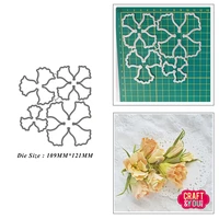 eustoma flower metal cutting dies for diy scrapbook album paper card decoration crafts embossing 2021 new dies