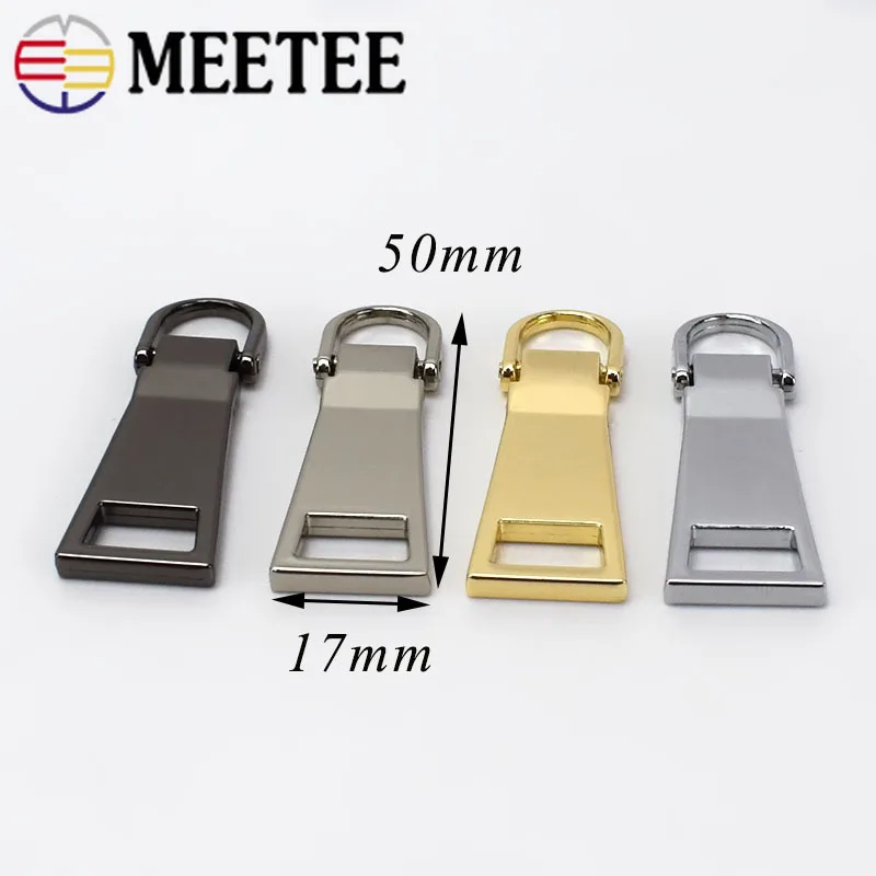 Съемные Металлические съемники Meetee 5 шт. для 8 #10 #15 # съемные слайдеры на молнии