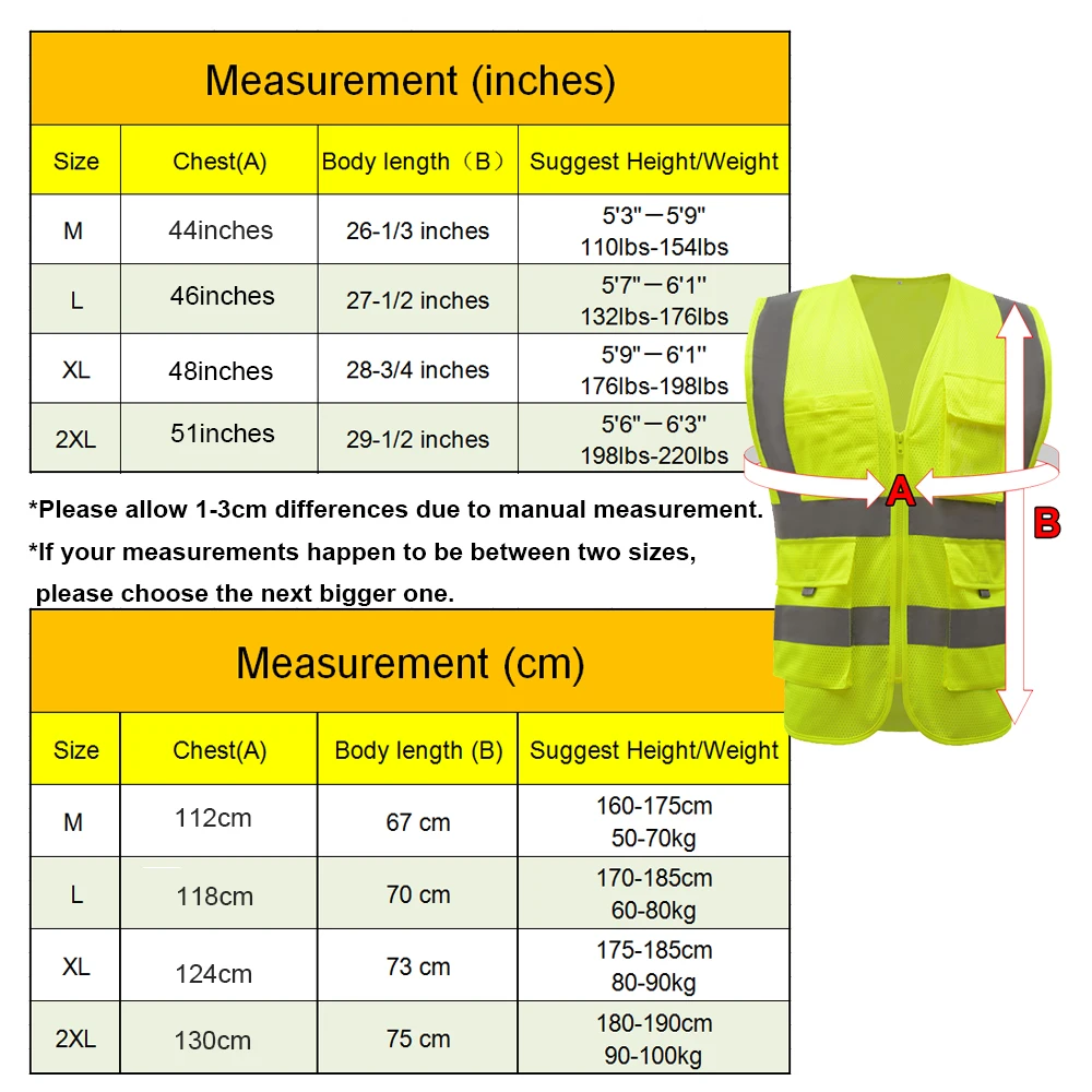 Флуоресцентный желтый защитный жилет Hi Vis с логотипом на заказ для строительства