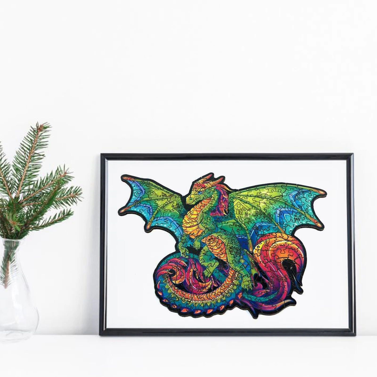 

Wooden Jigsaw Puzzle Big And Small Blocks Shaped Puzzle Intelligence Training Maze Children's Toy Set