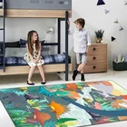 С принтом в виде персонажей из мультфильма, детские наборы с принтом динозавра 3D печати ковры для Гостиная Спальня коврики дети играют в пол коврик на заказ детский игровой коврик для гостиной