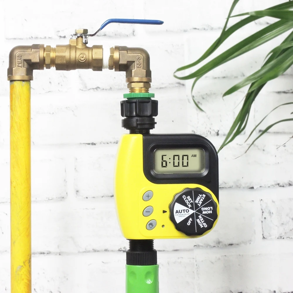 Автоматический таймер полива сада контроллер системы с ЖК дисплеем|Садовые