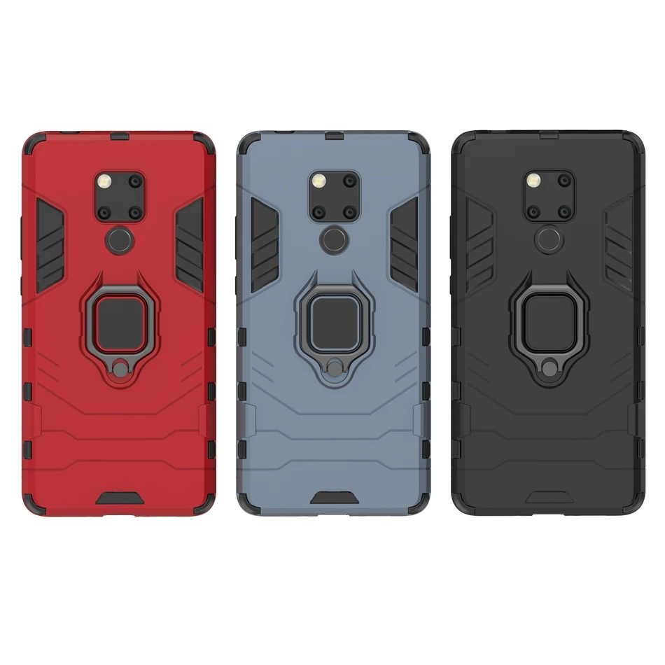Противоударный чехол с магнитным кольцом для huawei mate 30 Pro 20X 10 гибридный подставкой