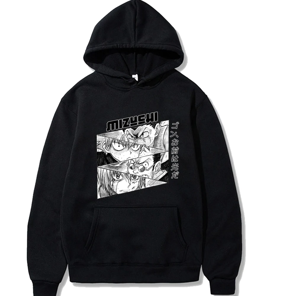 Hunter X Аниме одежда толстовки Свитшот крутая манга Гон · FREECSS \ Killua Zoldyck оверсайз