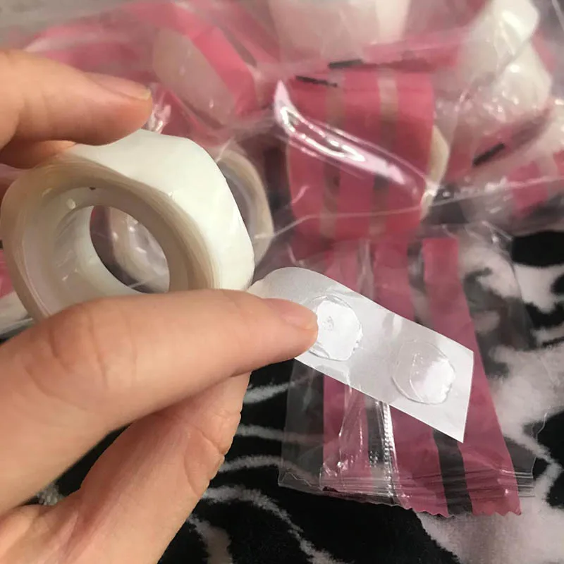2500 Uds. (25 rollos) de pegamento transparente para Globo, puntos adhesivos extra&iacute;bles, cinta adhesiva de doble cara para globos, decoraciones de boda-1