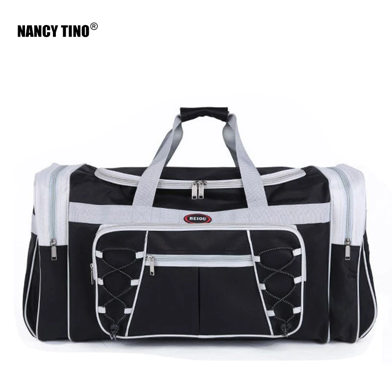

NANCY TINO Waterproof Nylon Luggage Gym Bags Outdoor Bag Large Traveling Tas for Women Men Travel Sport Handbags Sack