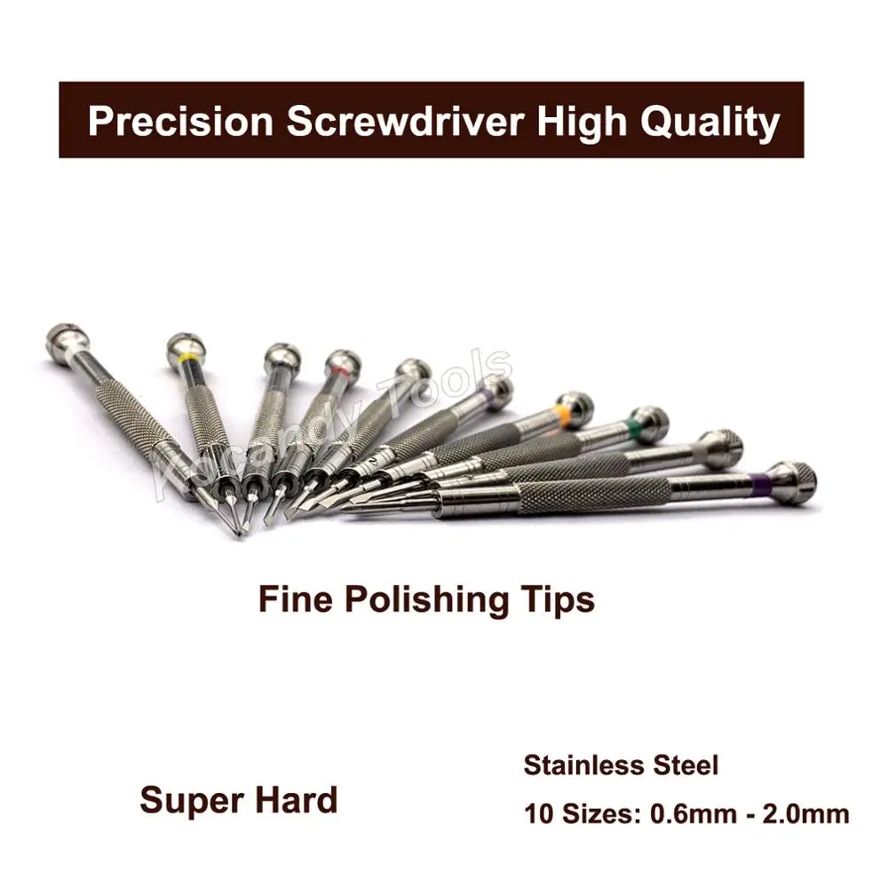316 Прецизионная отвертка из нержавеющей стали 10 в 1 Набор инструментов для