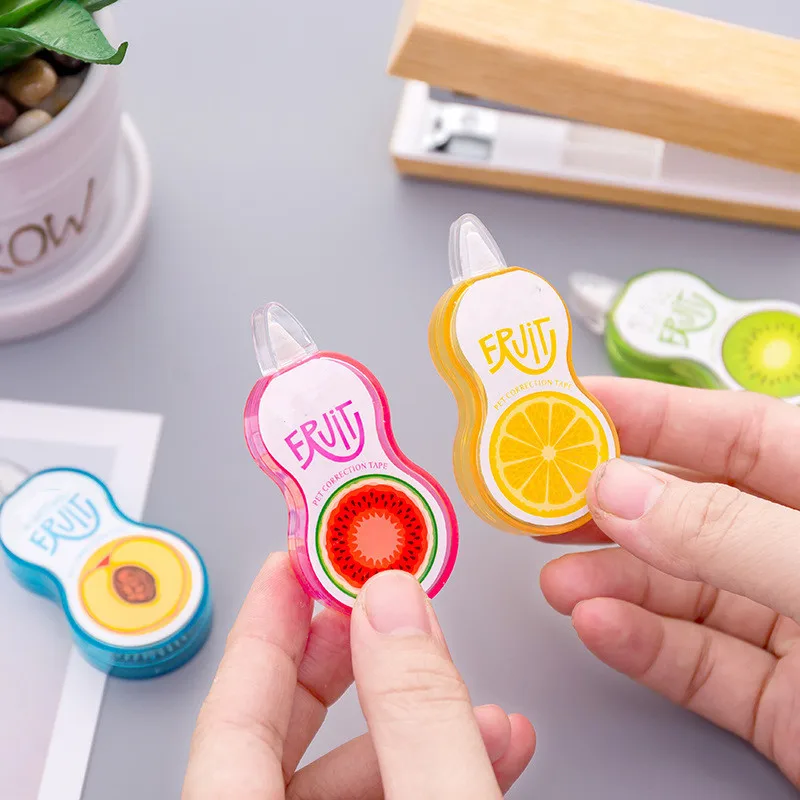 1 шт. Kawaii фрукты корректор Корректирующая лента рекламные подарочные