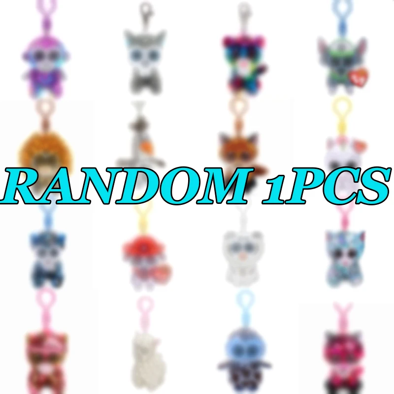 Брелок TY Beanie Boos 3 дюйма игрушка единорог сова лиса случайный выбор сумка на удачу