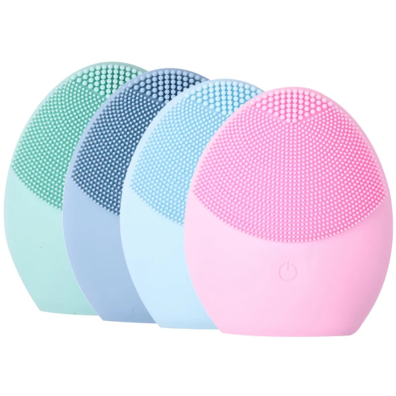 

Facial Cleansing Ultrasonic Vibration Electric Silicone Cleansing Instrument skin care sets Instrument Facial Pores Cleaner