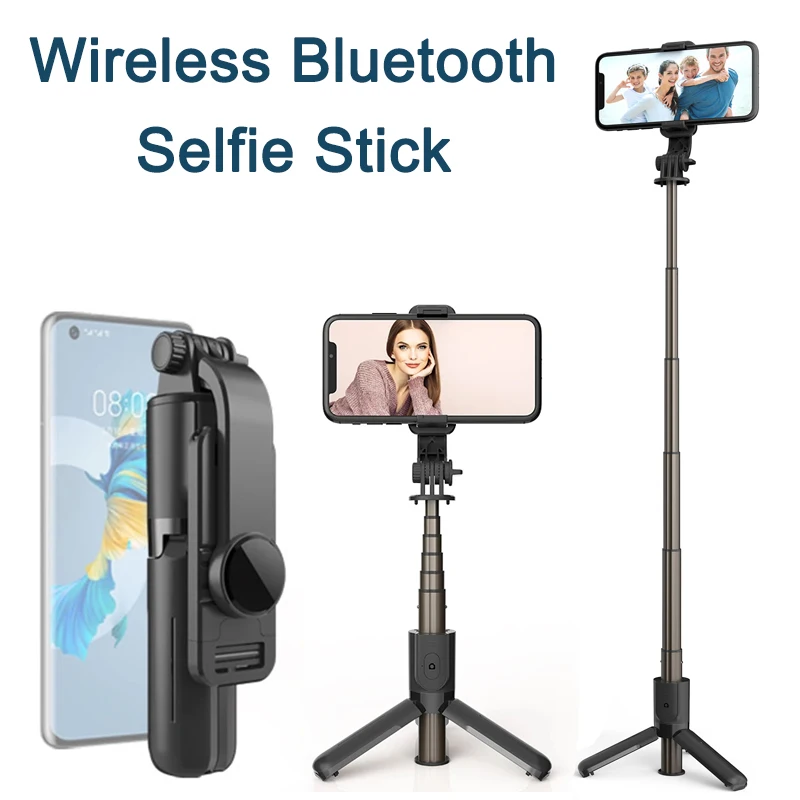

Wireless Bluetooth Selfie Stick Foldable Mini Tripod Shutter Remote Control for Ios Android Suitable IPhone Huawei Xiaomi Phone
