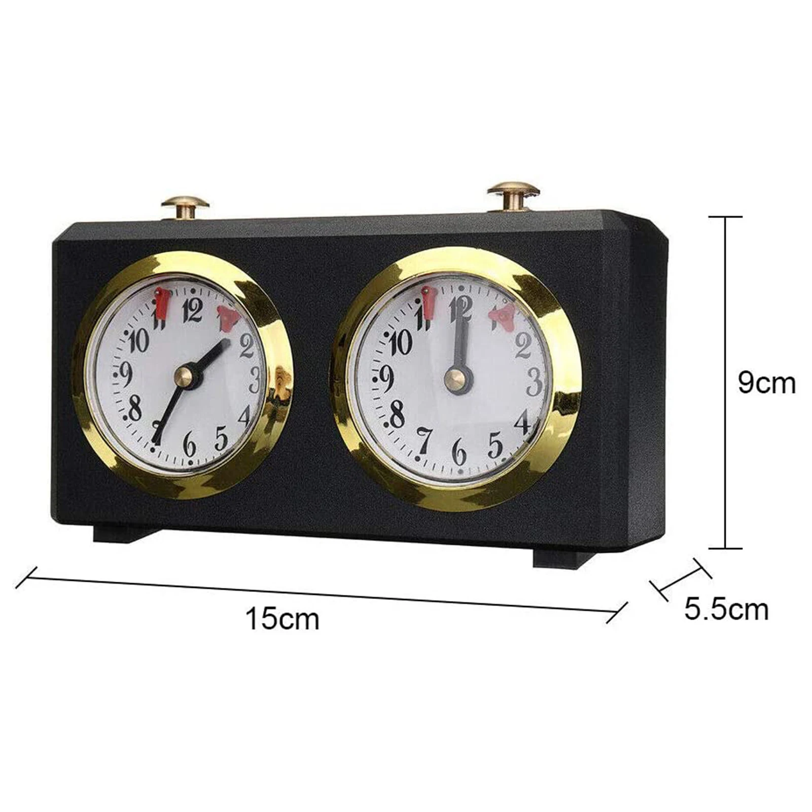 

Board Games Timer Professional Portable Countdown Clock Mechanical Chess Clocks -International Checkers Timer Clocks