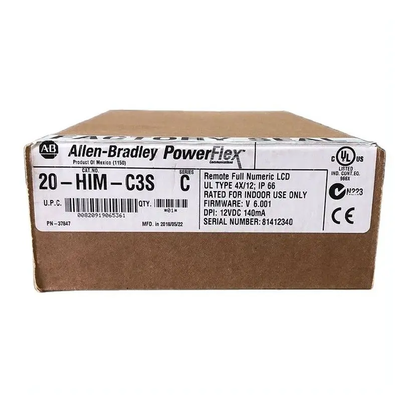 

Brand New and Original 20-HIM-C3S / C PowerFlex Remote Full Numeric LCD Free DHL