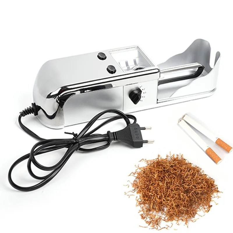 

High Qulity Electric Automatic Tobacco Rolling Herb Machine Cigarette Injector Maker Roller Smoke Tool DIY Smoking Accesoires