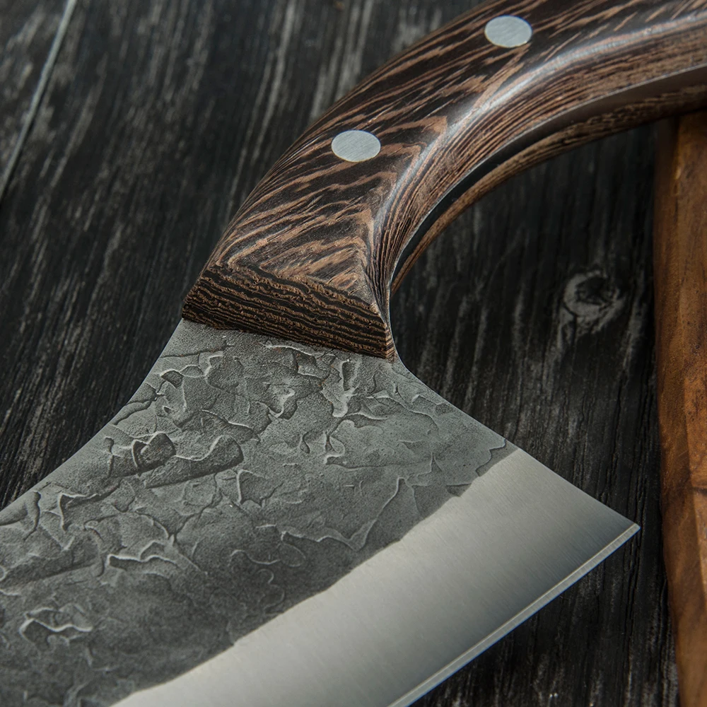 Sowoll Кливер нож ковка сталь сербские кухонные ножи венге деревянная ручка рыба