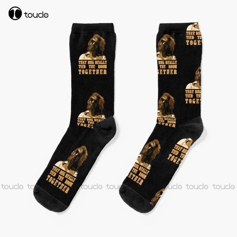 

That Rug... (The Big Lebowski) Socks Womens Black Fun Socks Thanksgiving Christmas New Year Gift Unisex Adult Teen Youth Socks
