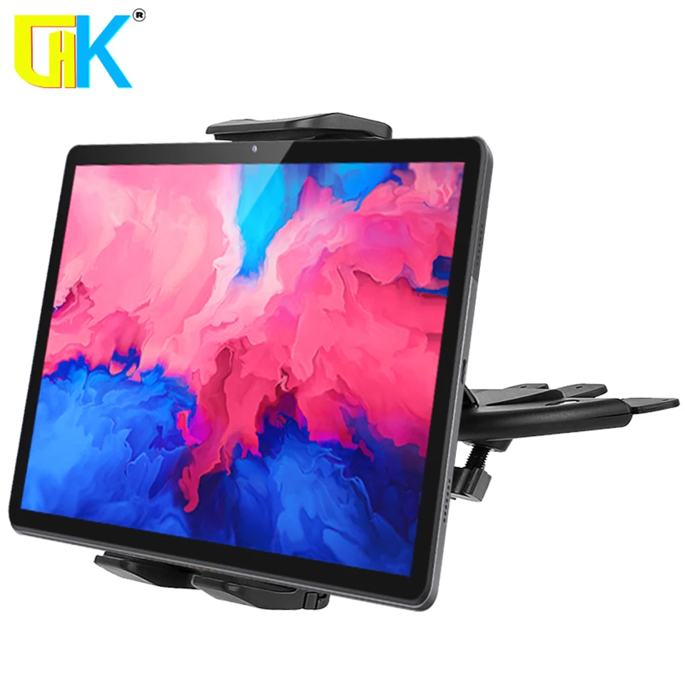 Universal Tablet Holder Car CD Slot Tablet Bracket Mobile Phone Holder Mount Stand Rotatable for iPad Samsung pad Air Mini 10.9